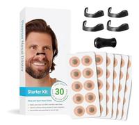 Maven Gifts Magnetic Nasal Strips Snore Stopper | Anti Snore Nose Clip for Sleeping & Sports |Nose Opener Magnetic Breathing Aid for Better Sleep | 60 Count Pack