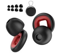 Maven Gifts Motorcycle Earplugs 27dB Wind Noise Reduction Ear Plugs - Reusable Hearing Protection for Riding, Cycling, Camping Ear Plugs for Sleep, Loop earplugs Sleep (Red)