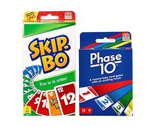Maven Gifts: Phase 10 Card Game with Skip-Bo