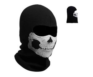 Maven Gifts Tactical Skull Balaclava Widroof Full Face Mak Skiig Motorcycle Cyclig Hallowee Colay Outdoor Sort Wear for Me Wome Youth Black