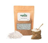 Maven Wholefoods Organic Ciabatta Flour 500g - High-Protein Raw Wheat Flour, Non-GMO, Certified Organic, Whole Grain Fibre, Vegan & Vegetarian, Resealable Bag