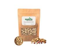 Maven Wholefoods Roasted In Shell Peanuts 500g | Crunchy Whole Peanuts | High Protein & Fibre Snack | Vegan | GMO Free | Natural Peanut Snack | Suitable for Vegetarians