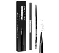 MAVENI Micro Eyebrow Pencil for Women,0.1mm Ultra-Fine Mechanical Pencil,Draws Tiny Brow Hairs and Fills in Sparse Areas and Gaps,Makeup Brow Definer Waterproof,Lasting,0.2g (mini 01 Black)