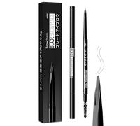 MAVENI Microblading Eyebrow Pencil for Women,0.1mm Ultra-Fine Mechanical Pencil,Draws Tiny Brow Hairs and Fills in Sparse Areas and Gaps,Makeup Brow Definer Waterproof,Lasting,0.2g (02 Light Grey)