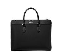 Maverick & Co. Alpha Leather-Trimmed Briefcase (Black)
