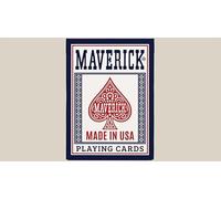 Maverick Playing Cards - Made in the USA Classic Blue Deck for Poker, Games & Magic
