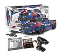 Maverick QuantumR Flux 4S 1:8 4WD Race Truck - Blue/Red RTR RC Car 150312