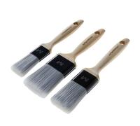 Maverick 290 Series S Paint Brushes 3PK Professional Straight Cut Twista Head with FSC Wood 3 piece pack set 1.5", 2", 2.5"