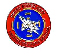 Maverick Top Navy Pilot Fighter Weapons School Plane Air Force Airplane Wings Star Tomcat Call Sign Feel Need Speed 1.2" Enamel Pin Badge