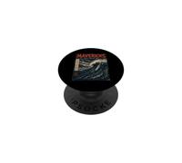 Mavericks Half Moon Bay Big Wave Surfing Japanese Poster Art PopSockets Adhesive PopGrip