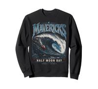 Mavericks Half Moon Bay Big Wave Surfing Sweatshirt