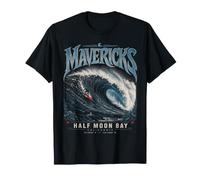 Mavericks Half Moon Bay Big Wave Surfing T-Shirt