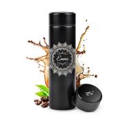Maverton 450 ml Travel Mug with Engraving, Stainless Steel Coffee Cup, Boho