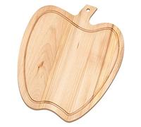 Maverton Apple-Shaped Chopping Board for Woman - 100% Beech Wood - Decorative Kitchen Accessories - Multifunctional Cutting Board for Man - for Birthday - Serving Platter