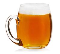 Maverton Beer Mug for Man - Tumbler Beer Glass - Present Idea for dad - Beer Lover - Glass Beer Stein for Birthday - Beer Glassware for him