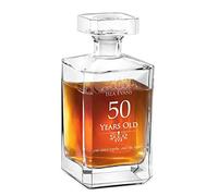 Maverton Classic Bourbon Whiskey Decanter - You can Personalise Bottle as Gift for Man or Woman - 700 ml Universal Carafe - Years Old