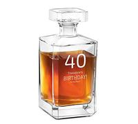 Maverton Classic Bourbon Whiskey Decanter - You can Personalise Bottle as Gift for Man or Woman - 700 ml Universal Carafe - Cheers!