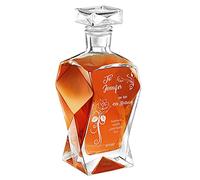 Maverton Classic Curve Whiskey Decanter - You can Personalise Tumblers as Gift - 700 ml Universal Carafe - Flowers