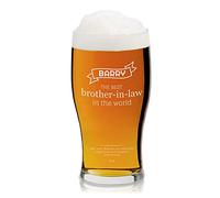 Maverton Customised Pub Beer Glass - 570ml Cup - Great Present Idea for Men - for Beer Lover - Birthday Gift for Friend - Beer Mug with Engraving - Brother-in-Law