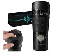 Maverton Customised Travel Mug for her, Engraved Mug for Girl, Zodiac