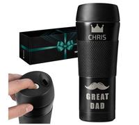 Maverton Customised Travel Mug for man, Coffee and Tea Cup for boy, Dad