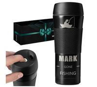 Maverton Customised Travel Mug for Man, Coffee and Tea Cup for boy, Fish