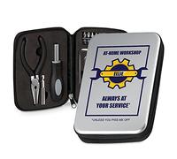 Maverton Mini Tool Set in a Personalised Aluminum Box - at-Home Personalised Toolbox for Woman - Birthday Gift - for Female Tinkerers - Service