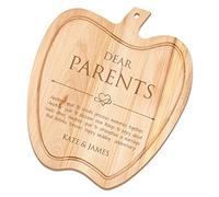 Maverton Personalised Chopping Board for Couples - 100% Beech Wood - Kitchen Accessories for Newlyweds - Multifunctional Cutting Board -Serving Platter - for Wedding - Marriage