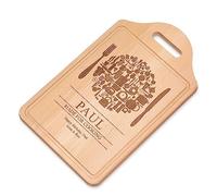 Maverton Personalised Chopping Board for Man, Butcher Block for him, Plate