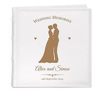 Maverton - Photo Album with writing space - Engraved photo book - Photo storage for 200 pictures - Great gift idea - Customized present for wedding - DANCING