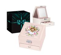 Maverton Pink Jewellery Storage - Stylish Customisable Present for a Lovely Woman - Jewellery Box with overprint - Gift For her - Mum - Birthday - Valentine’s Day - Photo 9