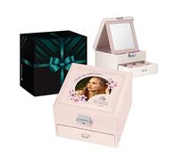 Maverton Pink Jewellery Storage - Stylish Customisable Present for a Lovely Woman - Jewellery Box with overprint - Gift For her - Mum - Birthday - Valentine’s Day - Photo 3