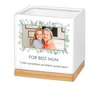 Maverton Plant Pot for mum - Personalised Herb and Flower Planter for grandma - Cover for Flowerpot with Customisation for woman - For Birthday - Flower pot for her - Forever