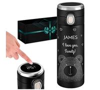 Maverton Thermal Mug for Man - Customisable 400 ml Travel Tumbler for him - Coffee On The Go - Mens Gadgets - Coffee Mug for Birthday - Personalised Tumbler for boy - Sweety