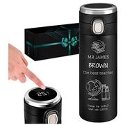 Maverton Thermal Mug for Man - Customisable 400 ml Travel Tumbler for him - Coffee On The Go - Mens Gadgets - Coffee Mug for Birthday - Personalised Tumbler for boy - School