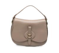 Coccinelle Mavery Shoulder Bag Genuine Leather 27 cm gray