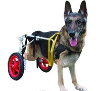 MAVERYGFF Dog Wheelchair Adjustable Pet Wheelchair 2 Wheel Dog Cart Disabled Dog Wheelchair for Rear Leg Rehabilitation (L, XL)