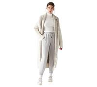 Mavi Cardigan; Pumice Stone, Grey, Beige, L