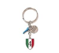 Mavi jewel Men's and Women's Naples Steel Champion Keyring Laser Engraved, 2025 Scudetto, L
