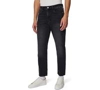 Mavi Men's Jeans, LONDON, Denim Trousers, Slim Fit, Smoke Denim, Black, W33 L29