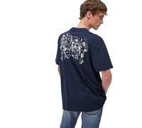 Mavi Men's Printed Tee T-Shirt, Total Eclipse, S