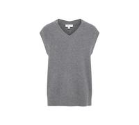 Mavi Men's Sleeveless Sweater Pullover, Grey Melange, L