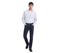 Mavi Men's Stripe Shirt, Vintage Indigo Stripe, XL