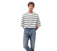 Mavi Men's Stripe Tee T-Shirt, Antique White, L, Antique White, L