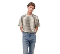 Mavi Men's Stripe Tee T-Shirt, Pelican, S, Pelican, S
