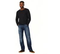 Mavi Men's Zach Regular Rise Straight Leg Jeans, Dark Maui, 33W x 30L