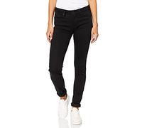 Mavi Women's Adriana Jeans, Double Black Str, 24W x 28L