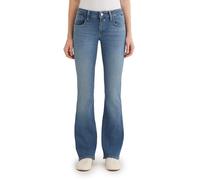 Mavi Women's Bella Mid-Rise Jeans, Dark Brushed Venice, 28W x 34L