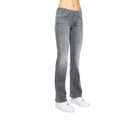 Mavi Women's Bella Mid-Rise Jeans, Smoke Str, 34W x 32L