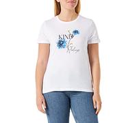 Mavi Women's Child Printed tee T-Shirt, White, XS